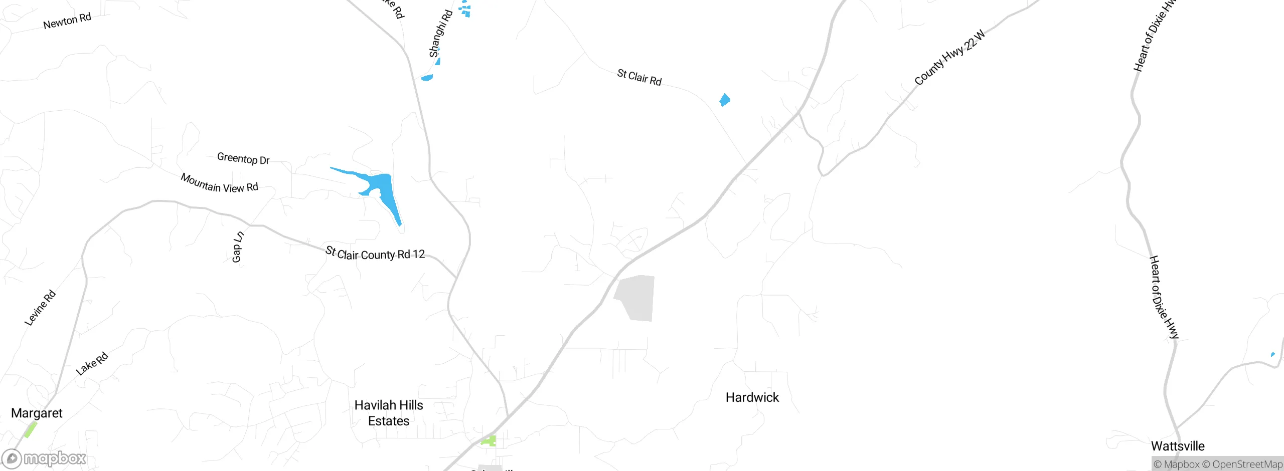 Map showing approximate location