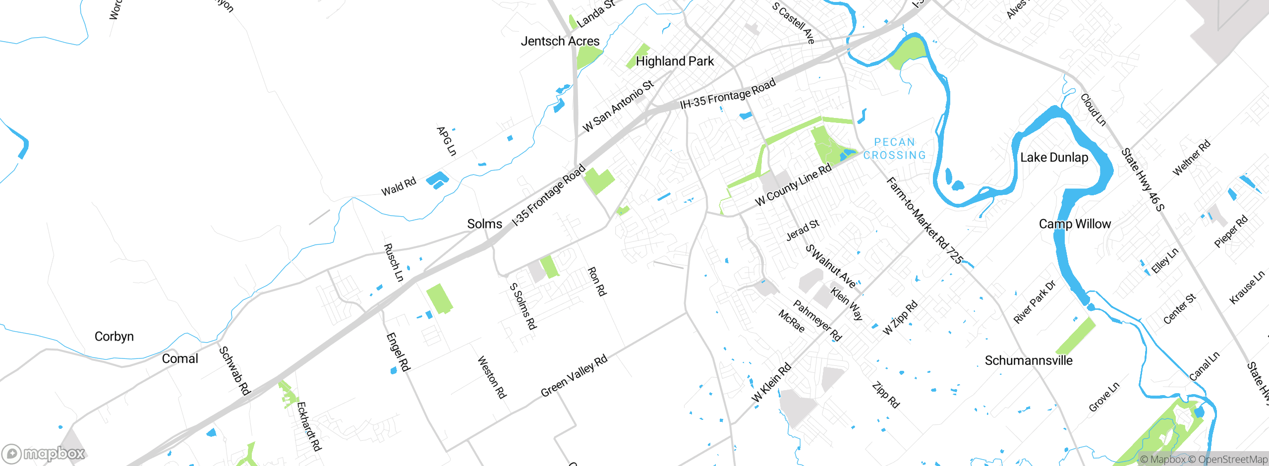 Map showing approximate location