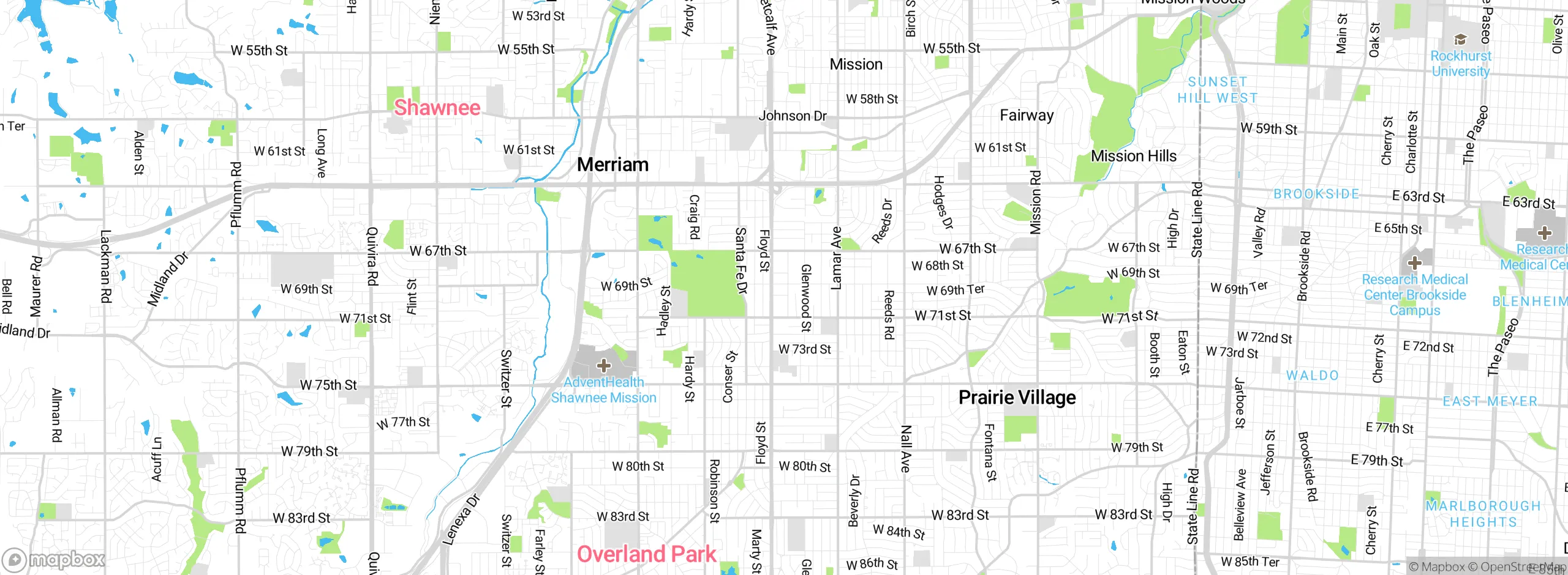 Map showing approximate location