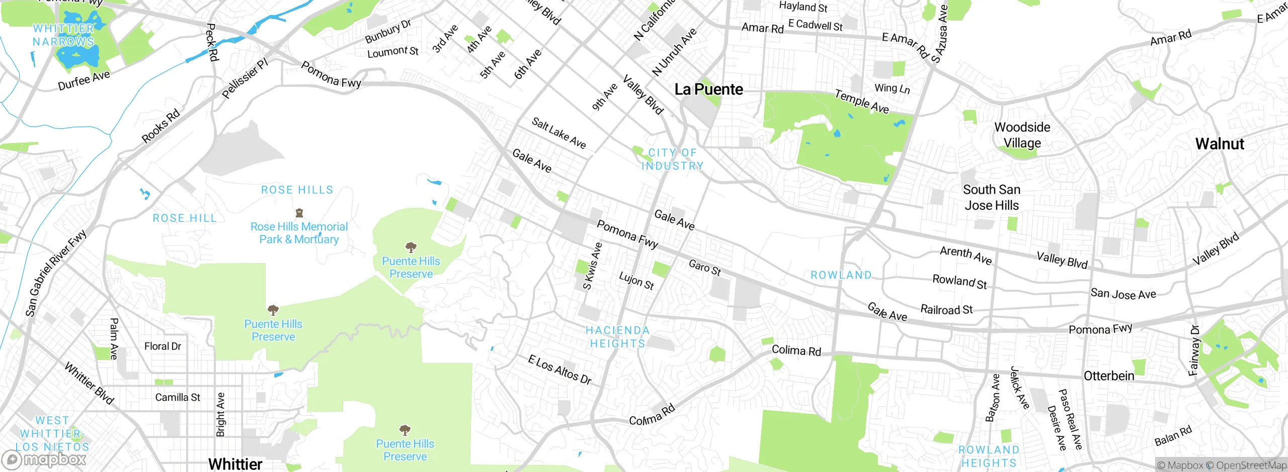Map showing approximate location