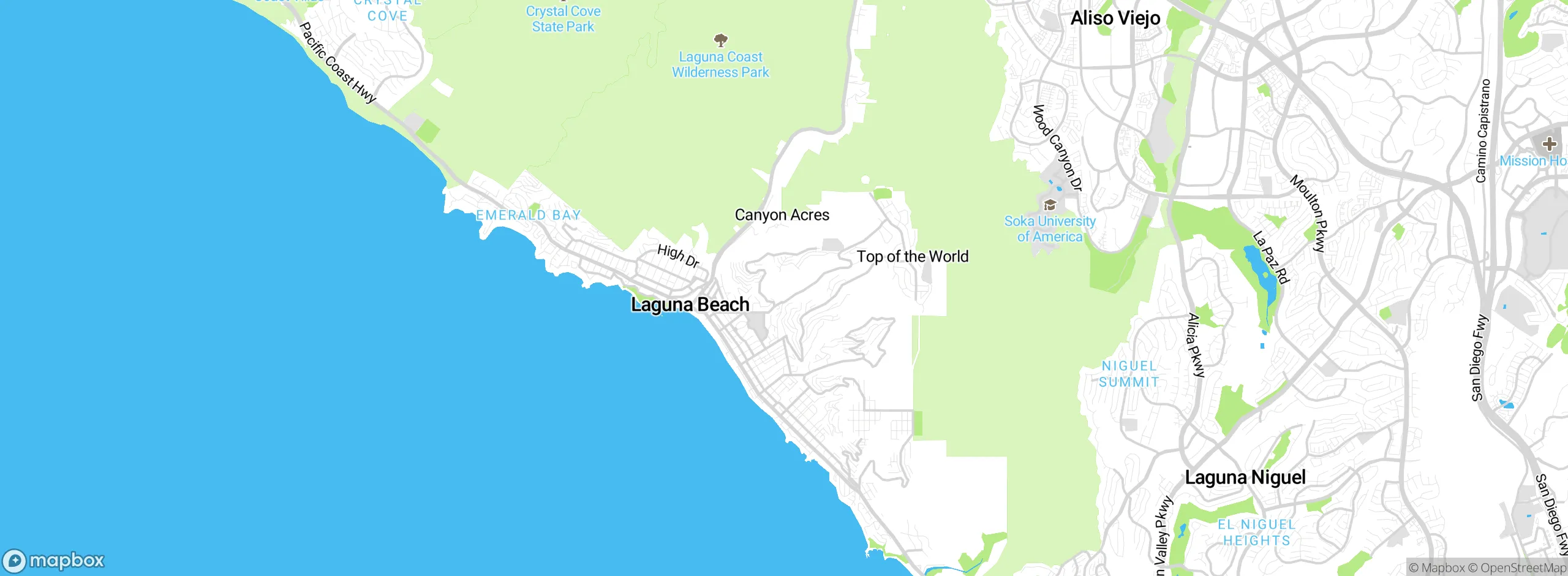 Map showing approximate location