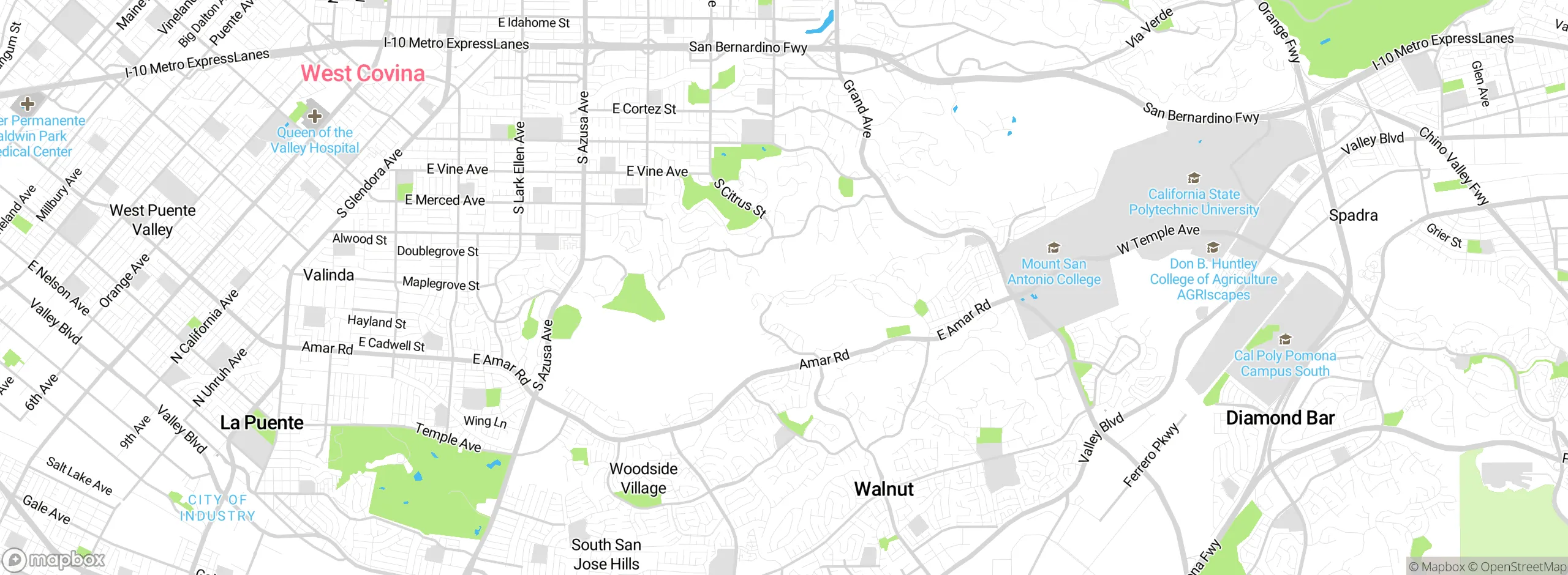 Map showing approximate location