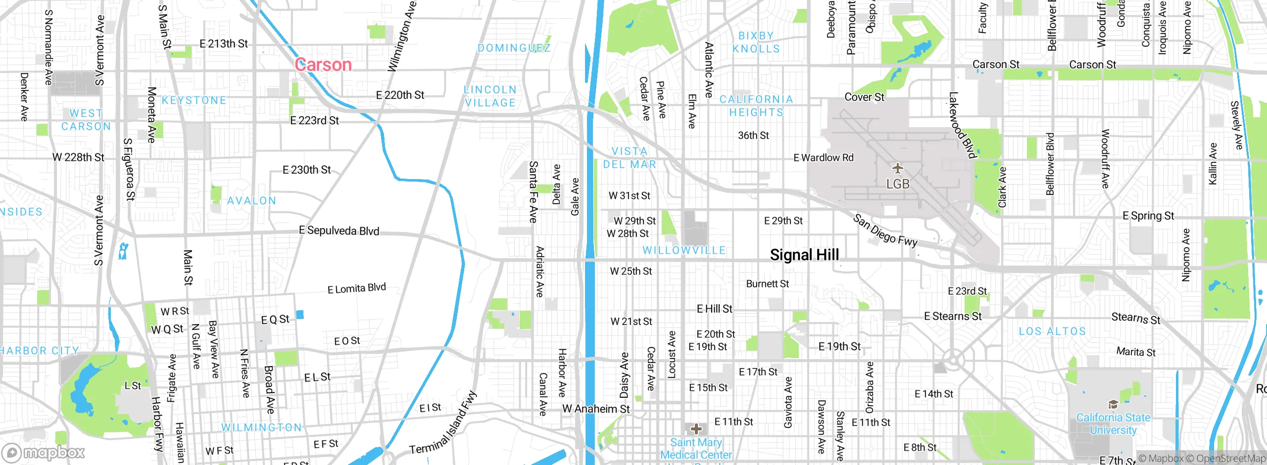 Map showing approximate location