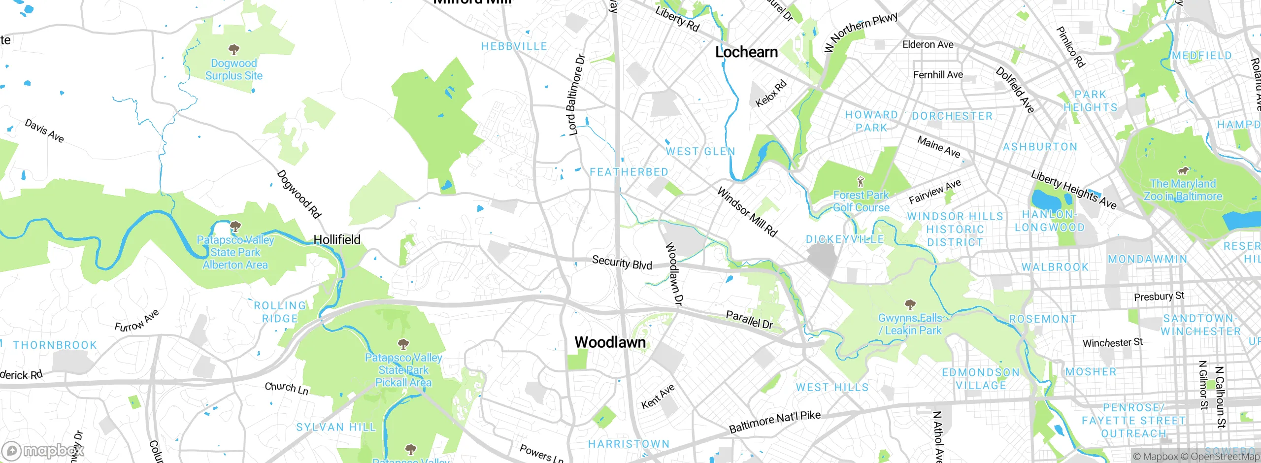 Map showing approximate location