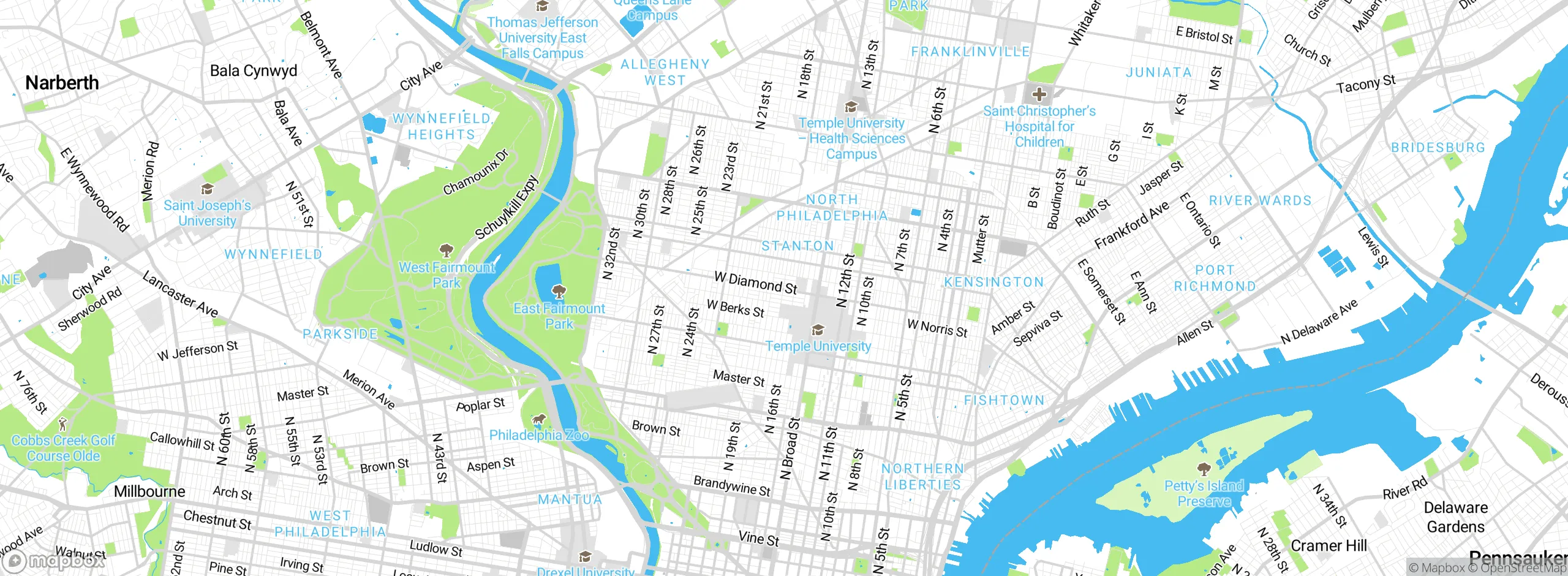 Map showing approximate location