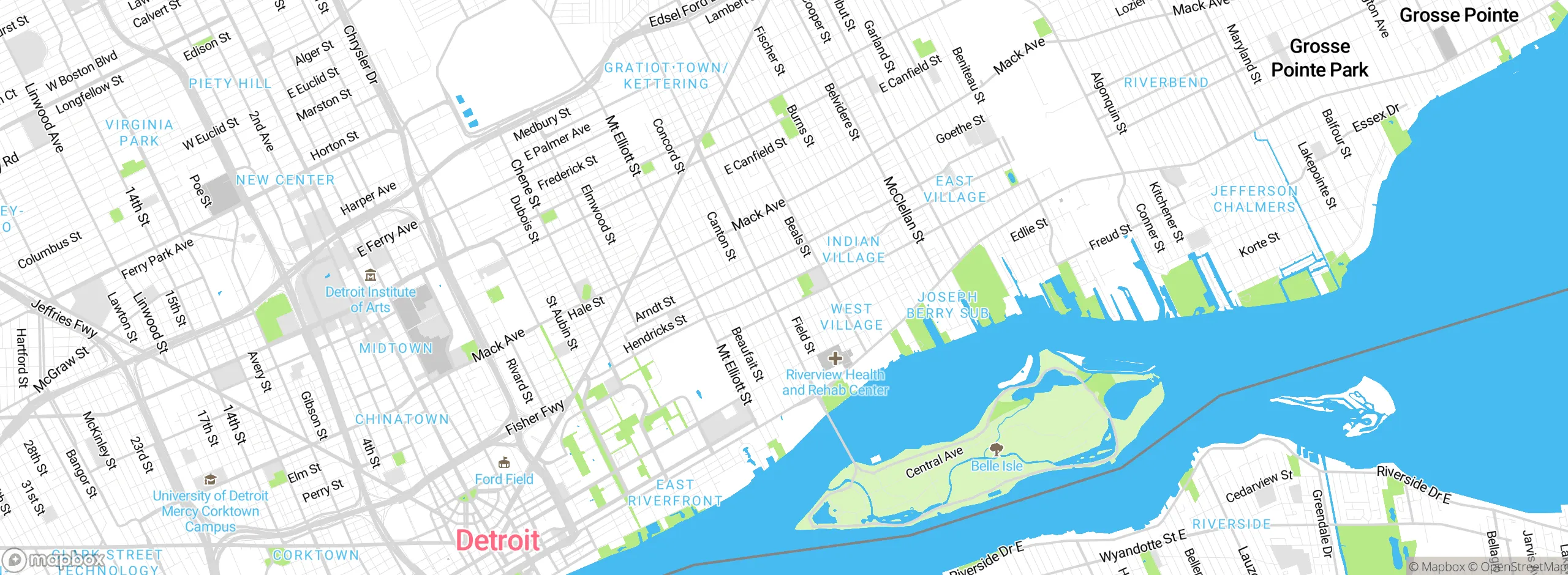 Map showing approximate location