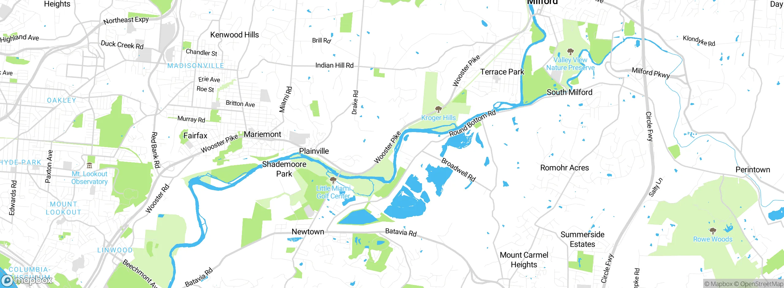 Map showing approximate location