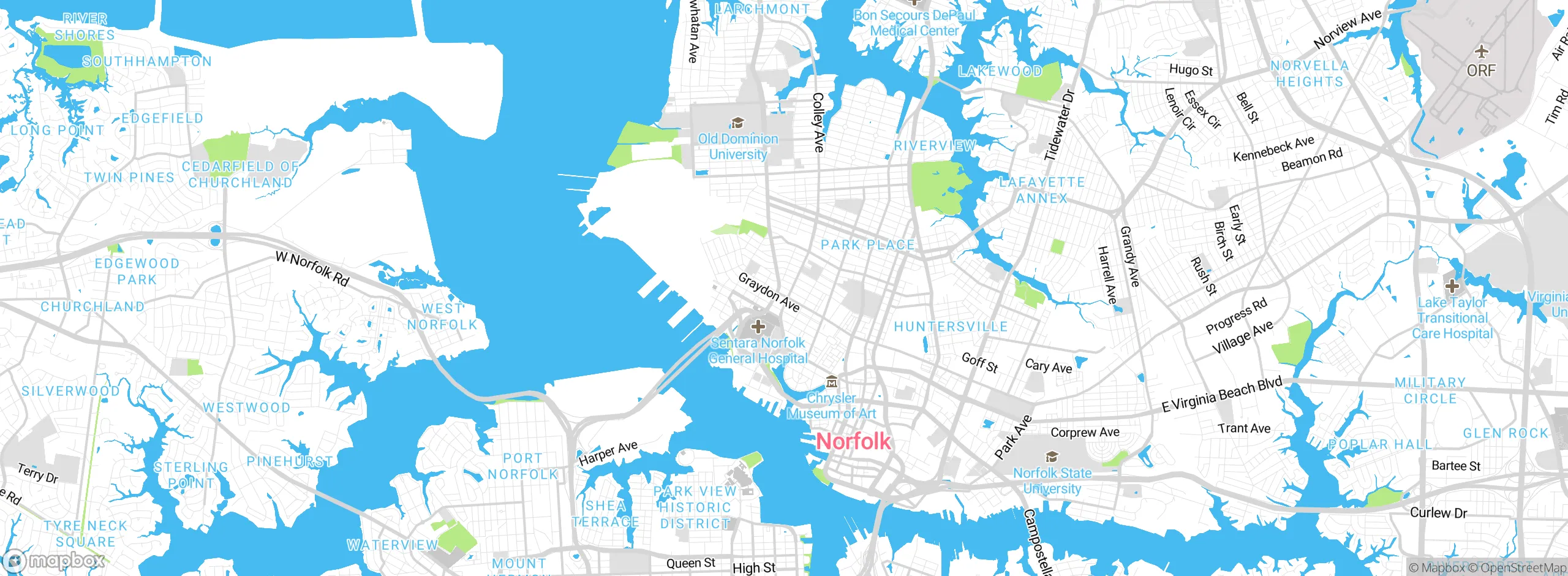 Map showing approximate location