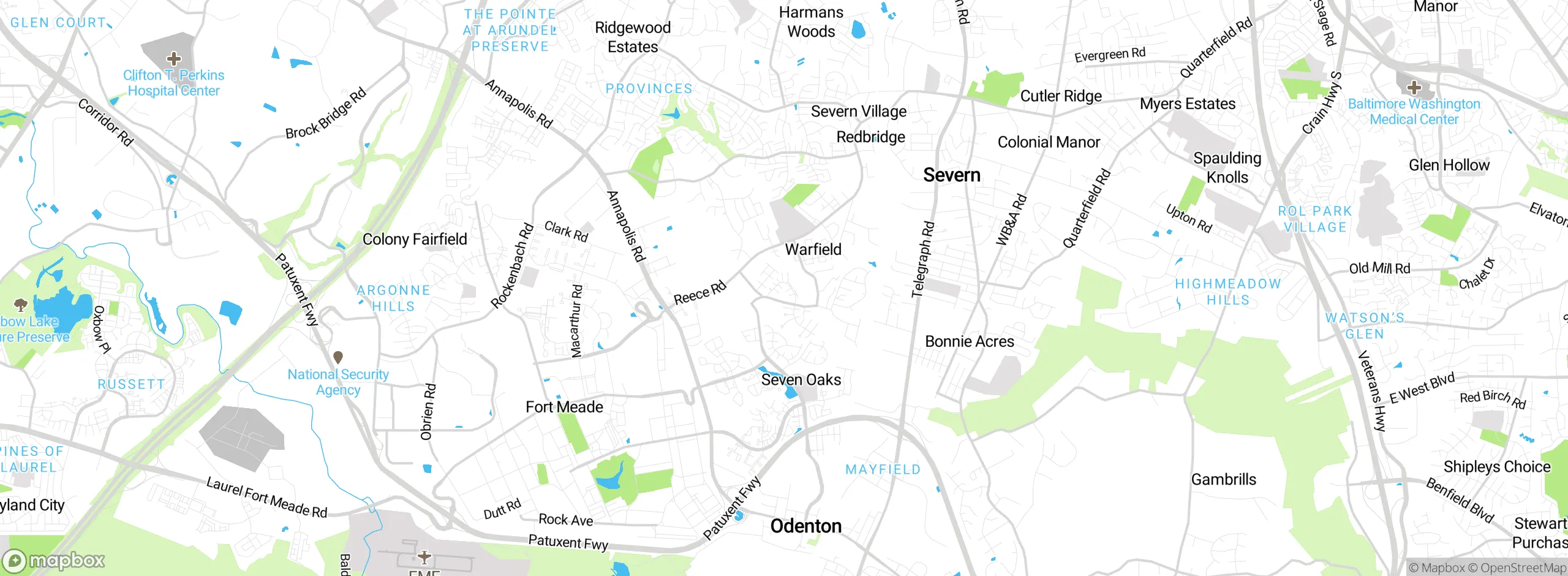 Map showing approximate location