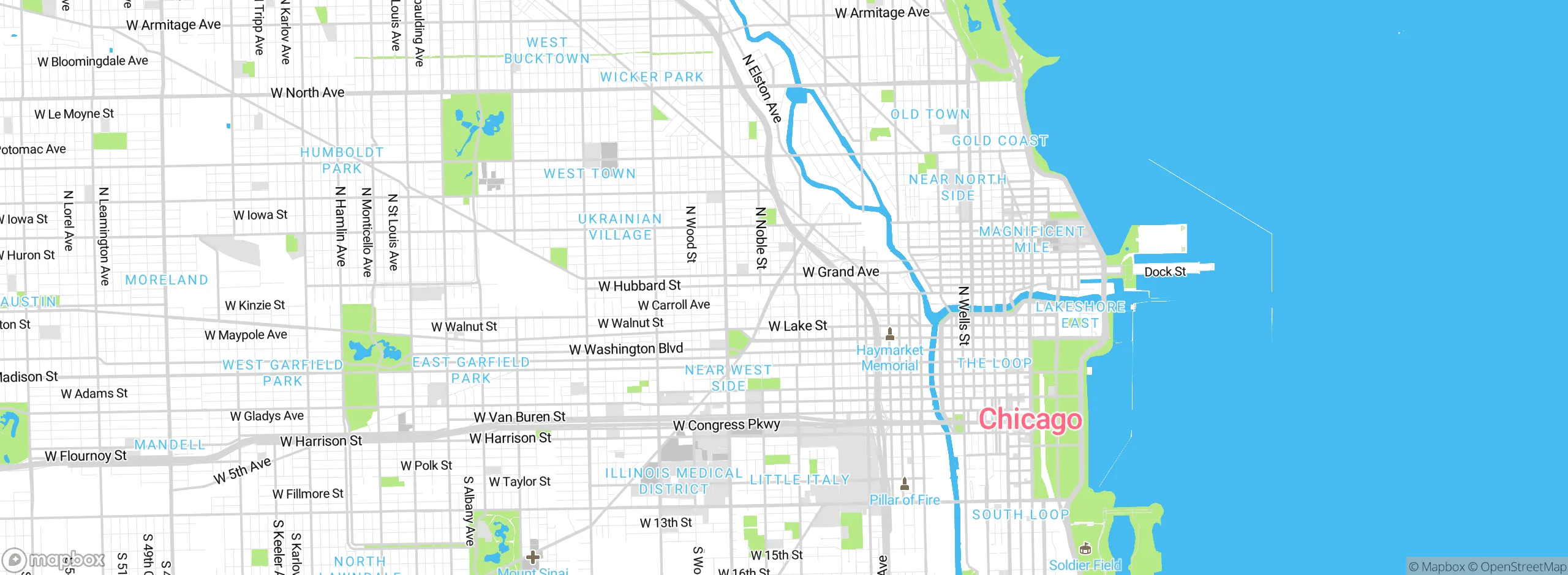 Map showing approximate location