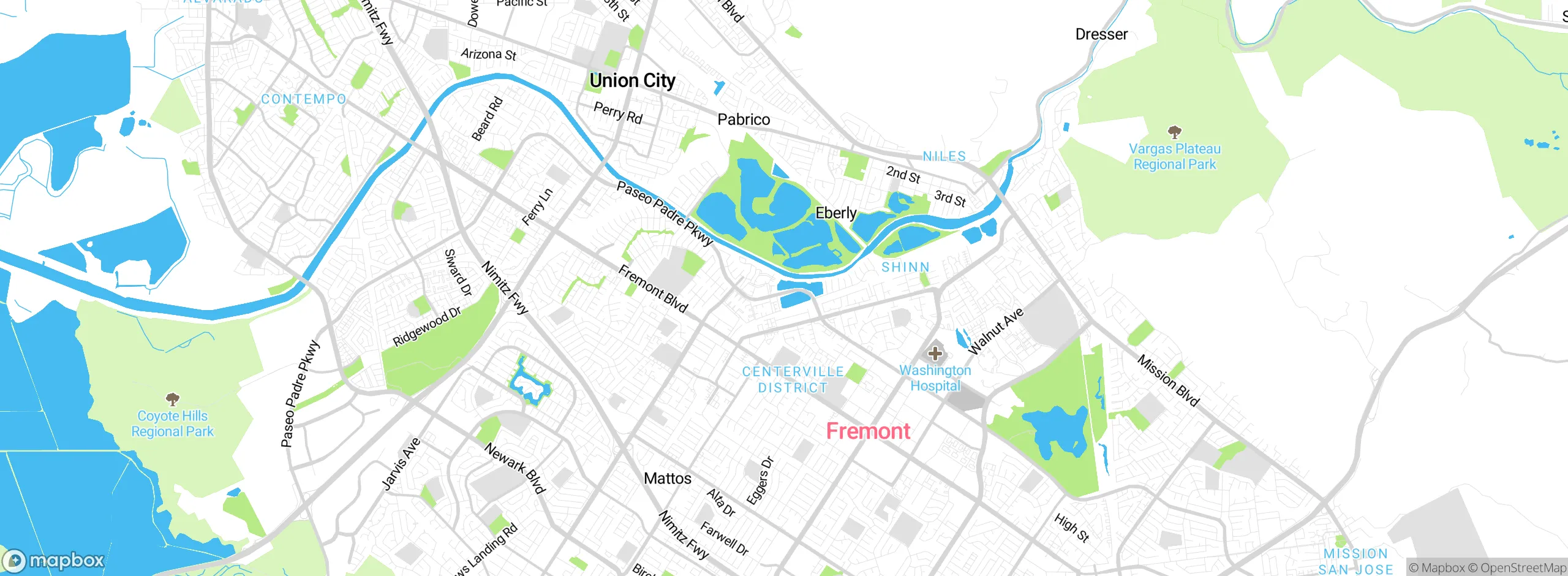 Map showing approximate location