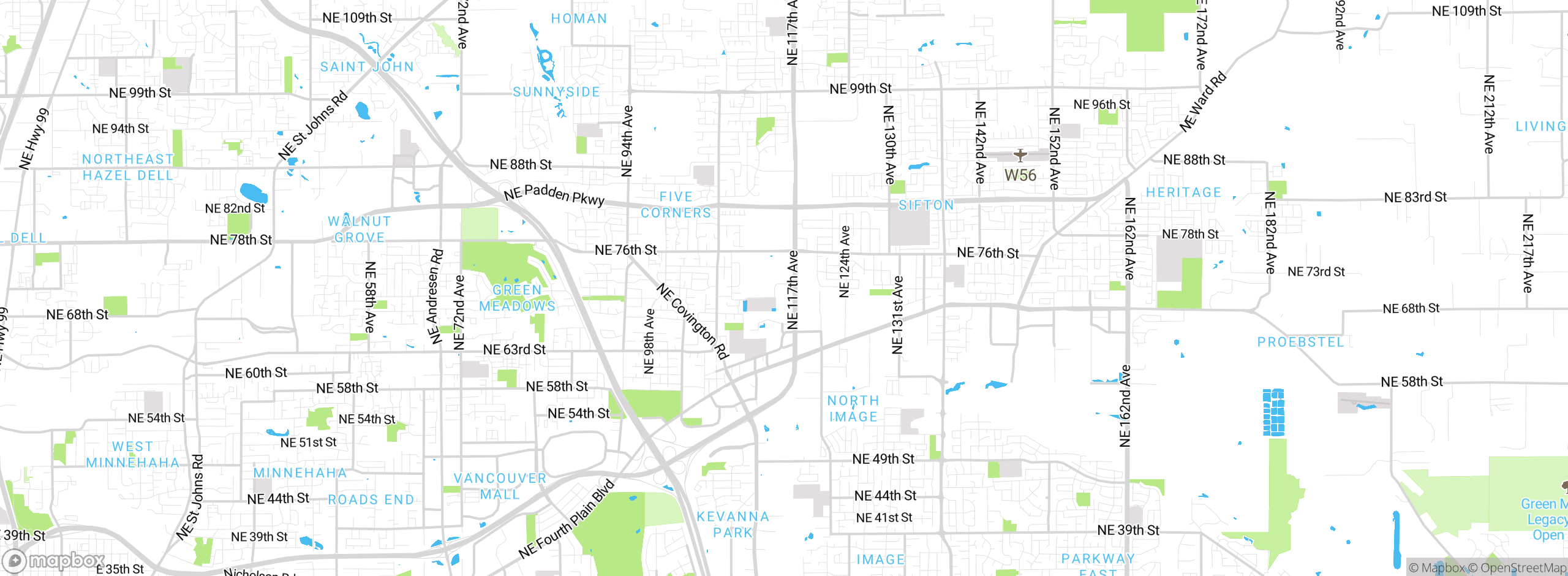 Map showing approximate location