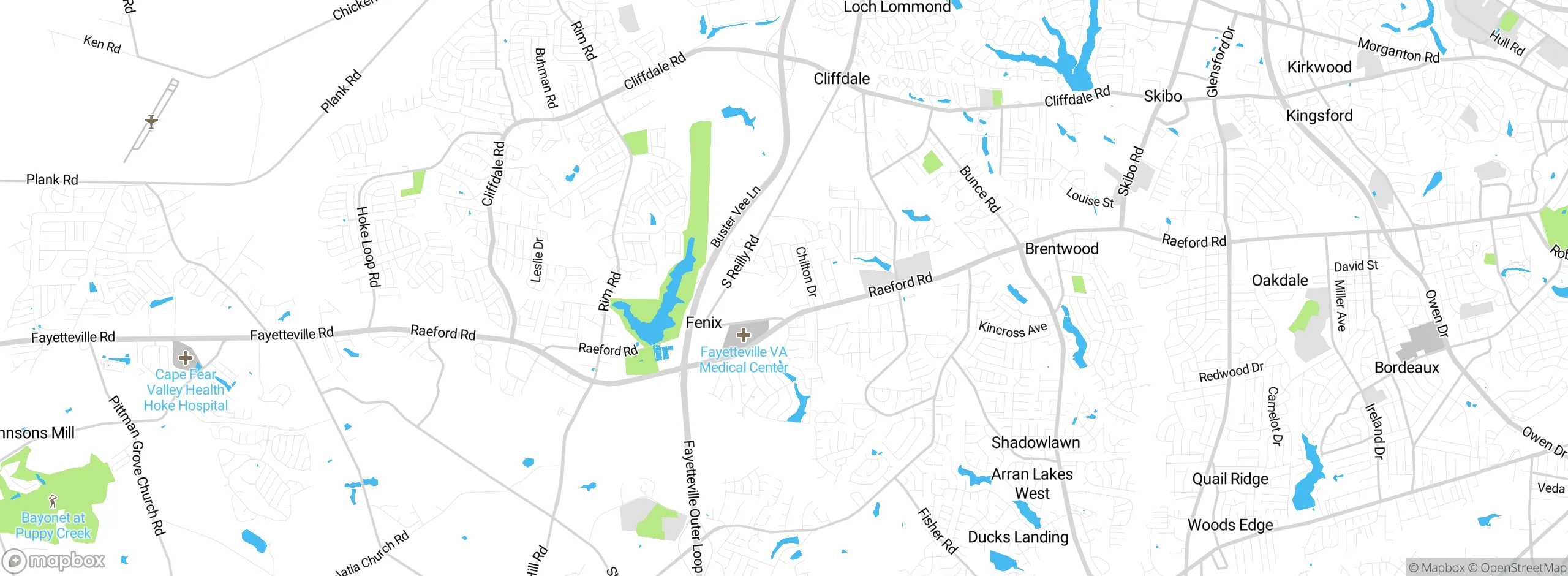 Map showing approximate location