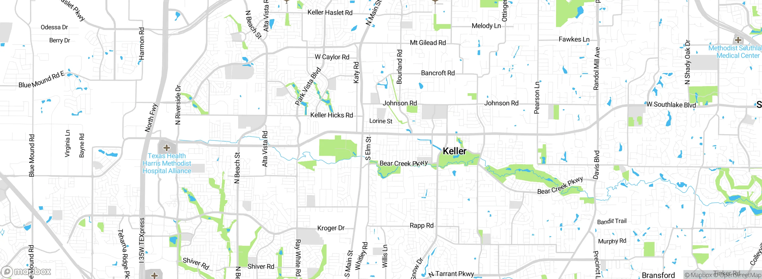 Map showing approximate location