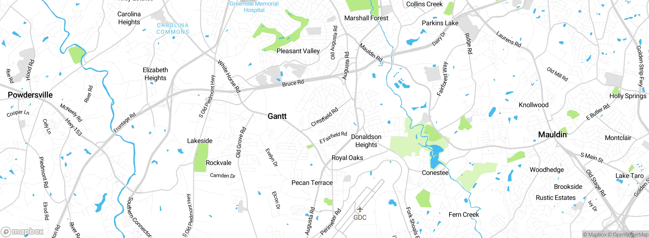 Map showing approximate location