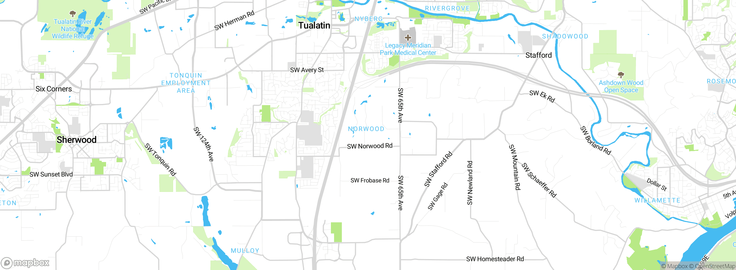Map showing approximate location