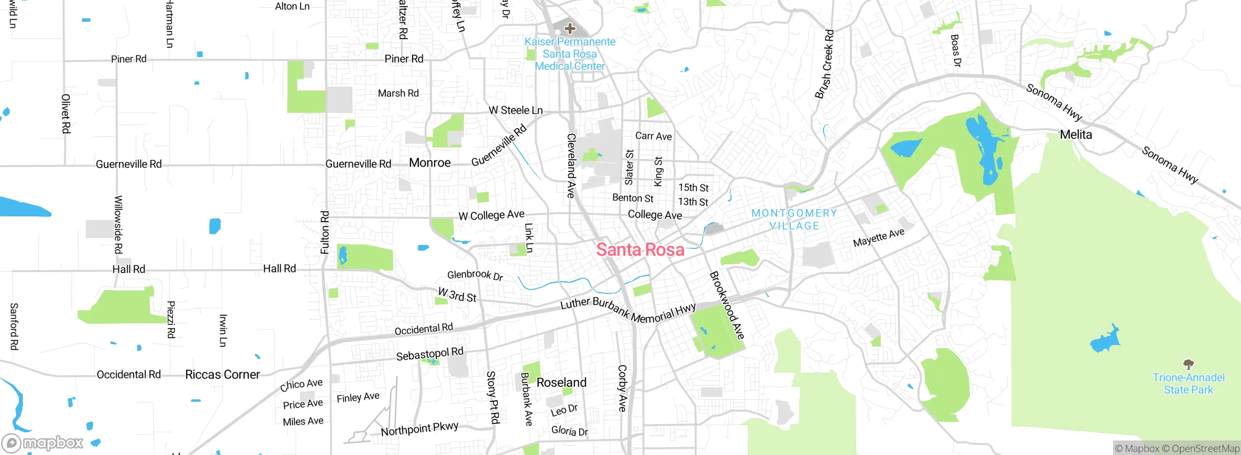Map showing approximate location