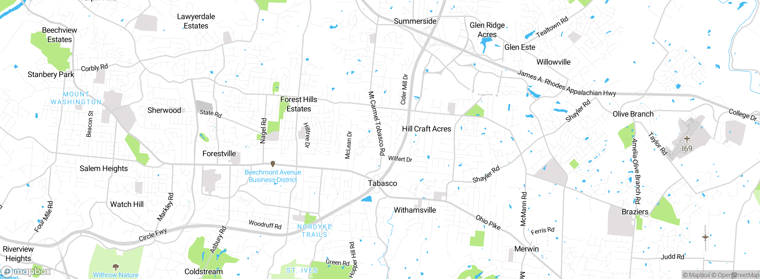 Map showing approximate location