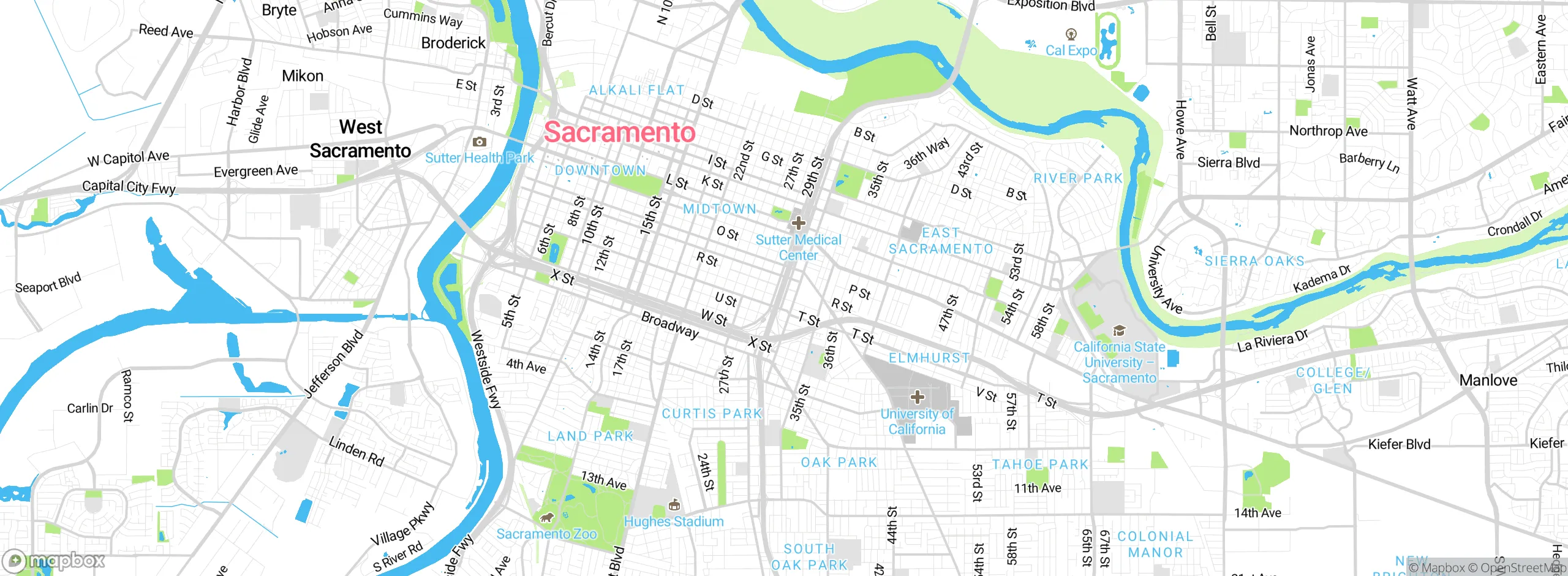 Map showing approximate location