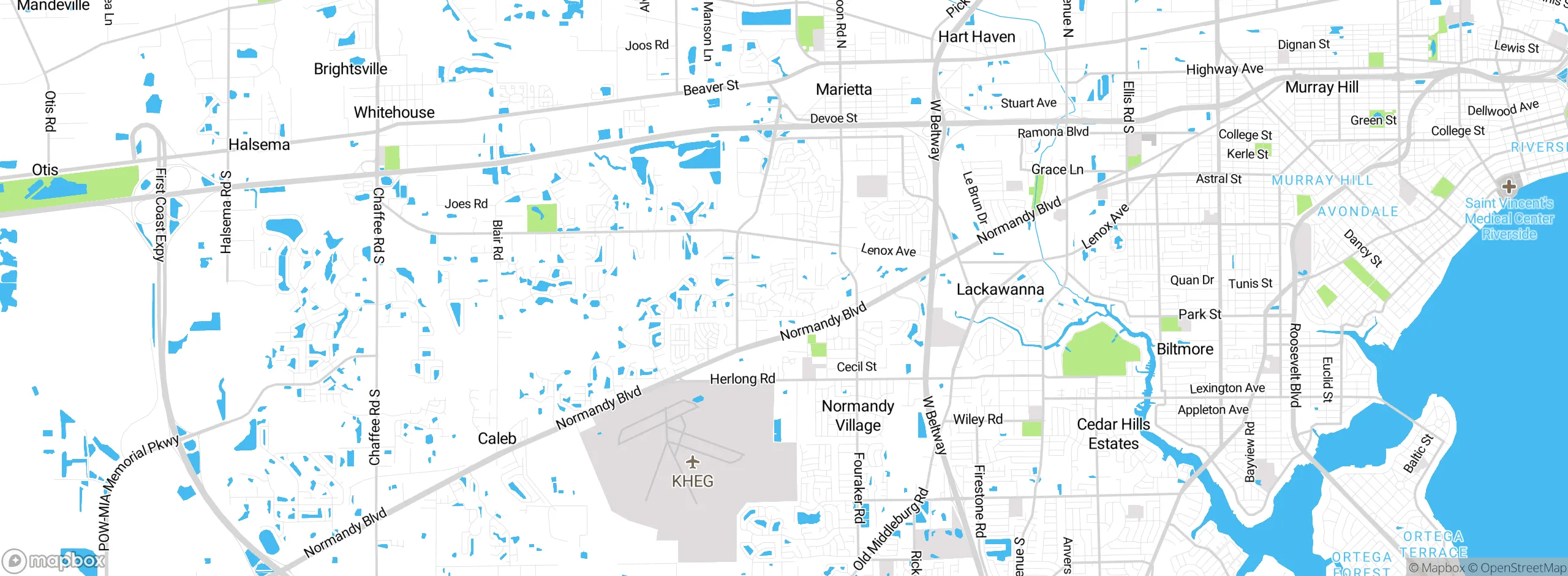 Map showing approximate location