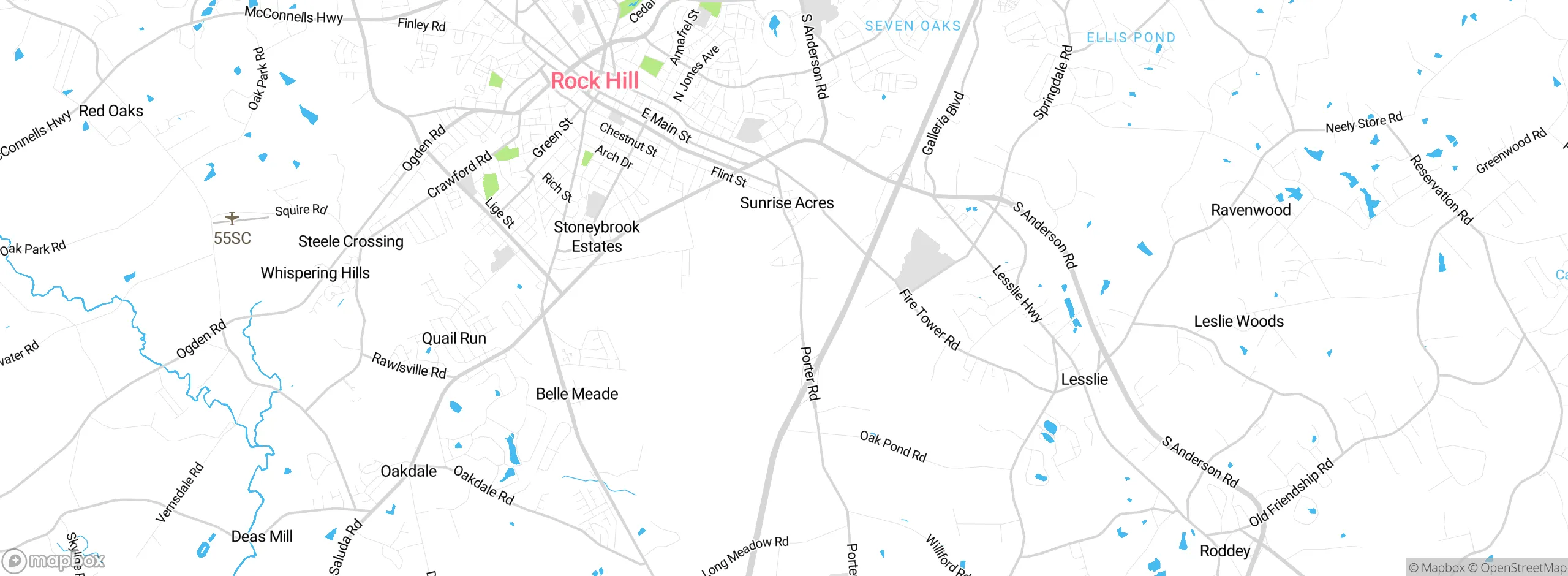 Map showing approximate location