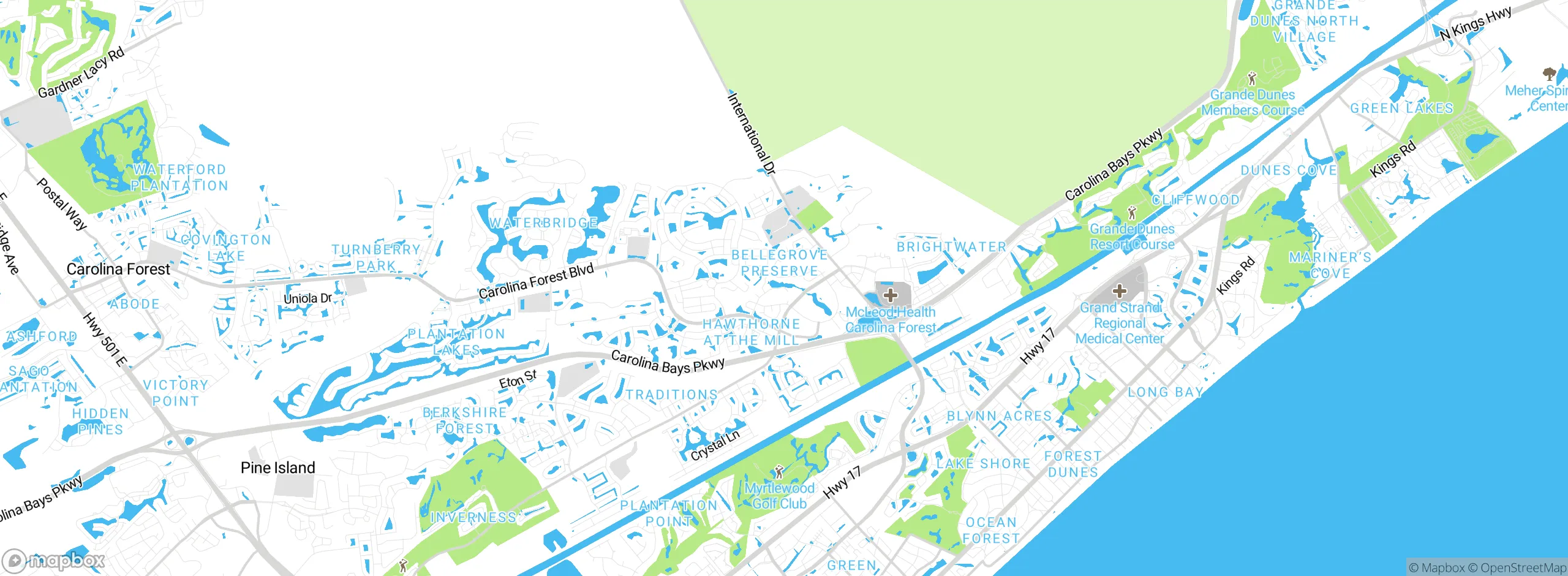Map showing approximate location