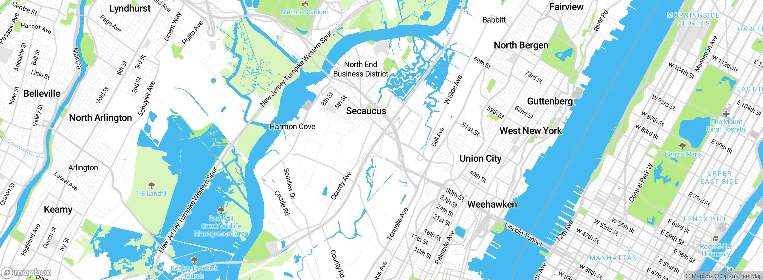 Map showing approximate location