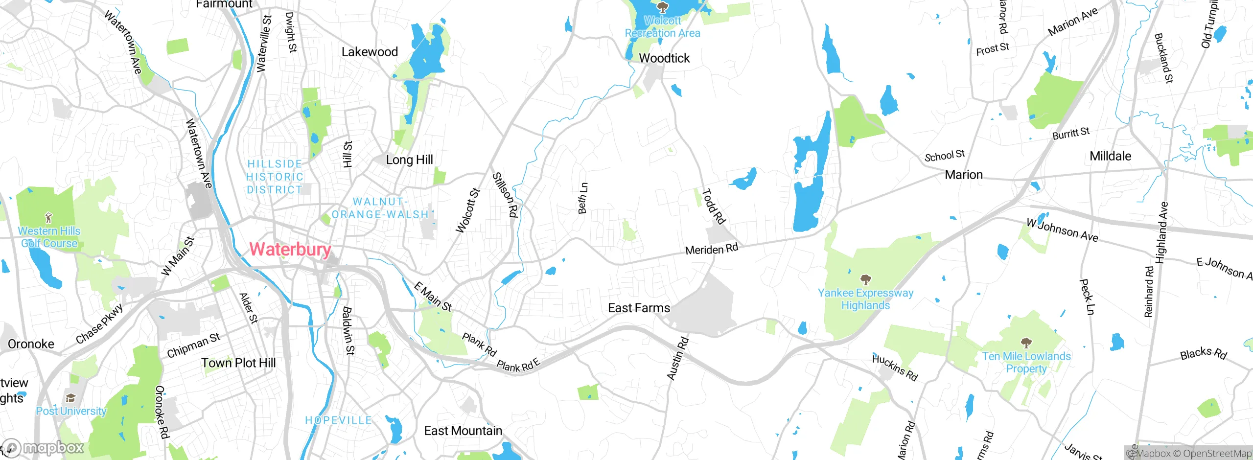 Map showing approximate location