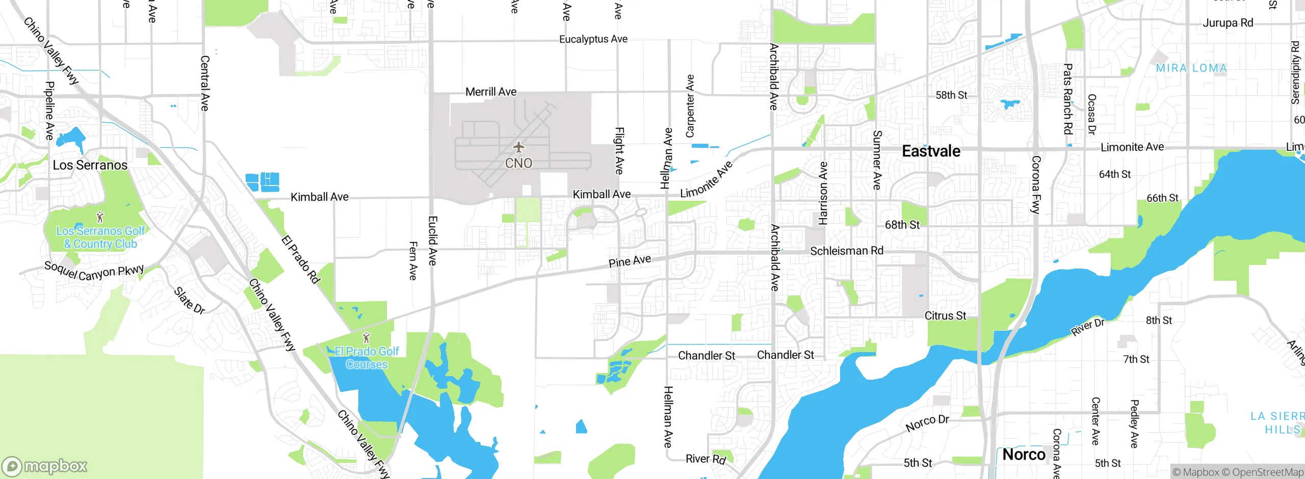 Map showing approximate location