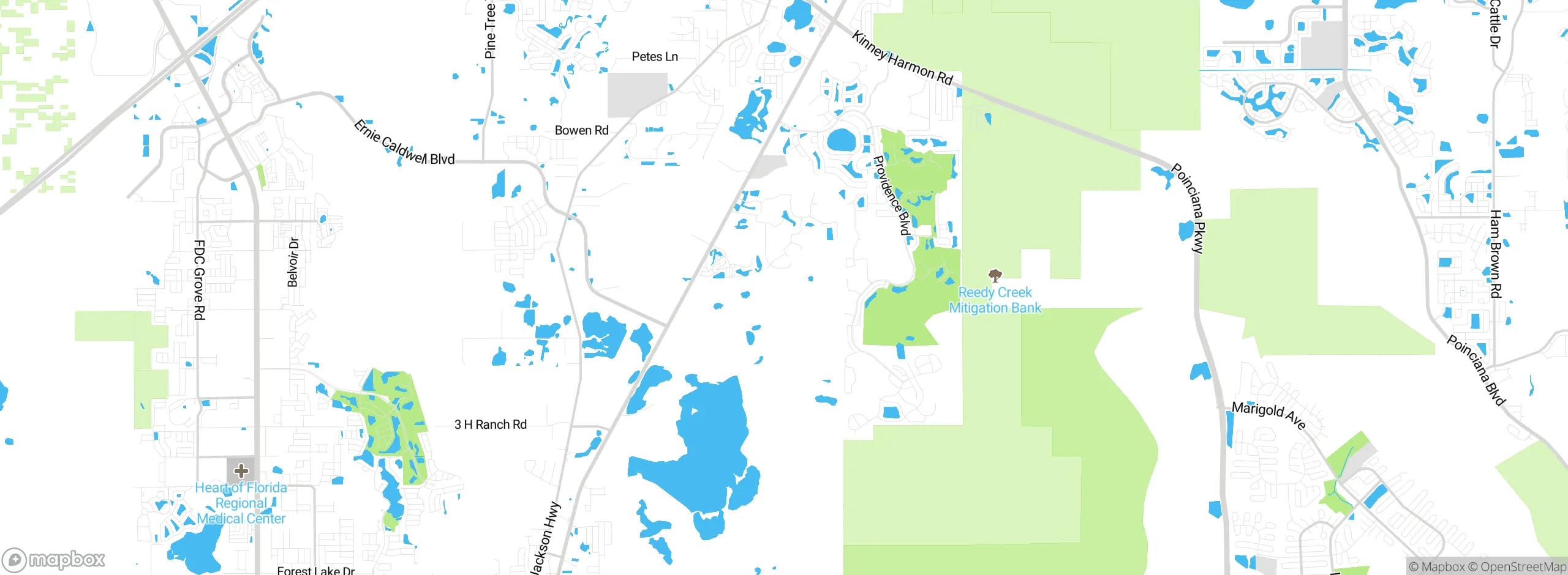 Map showing approximate location