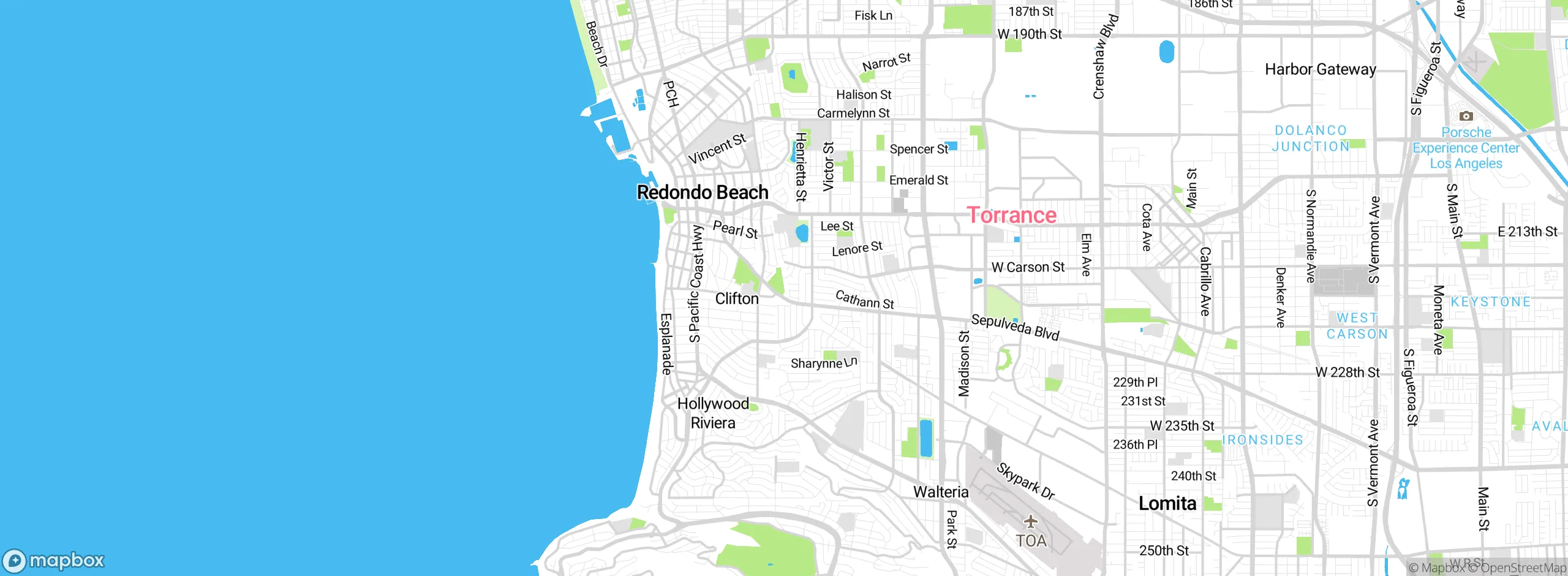 Map showing approximate location