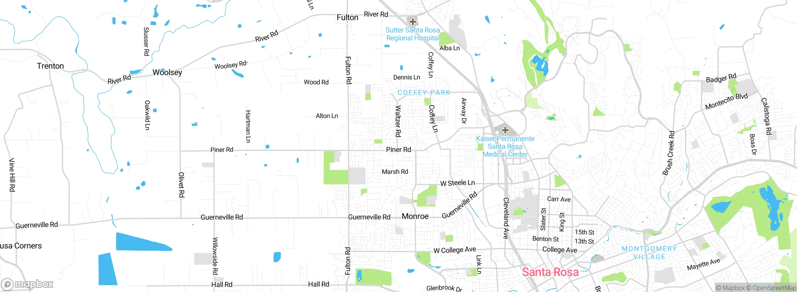Map showing approximate location