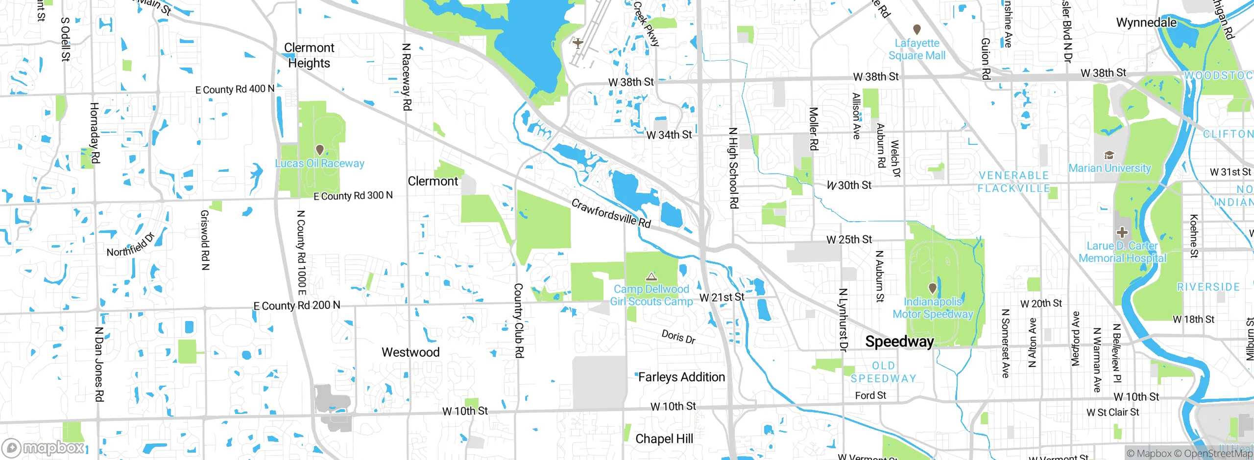 Map showing approximate location