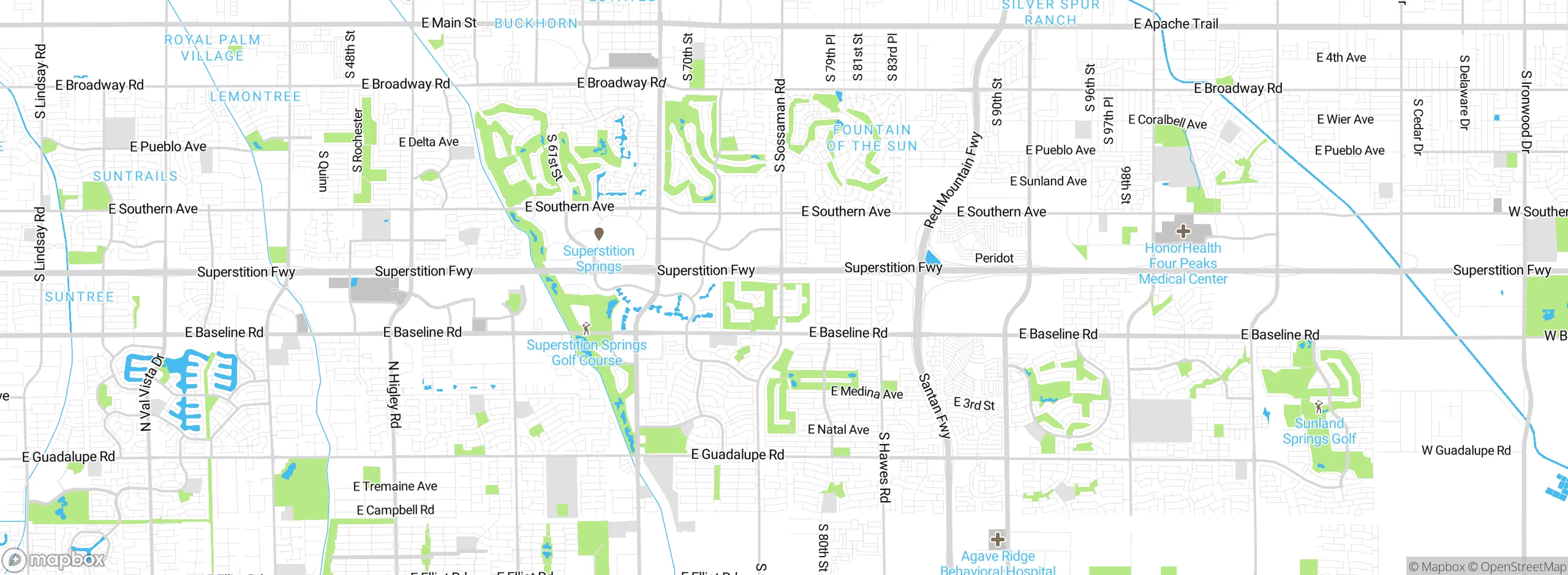 Map showing approximate location