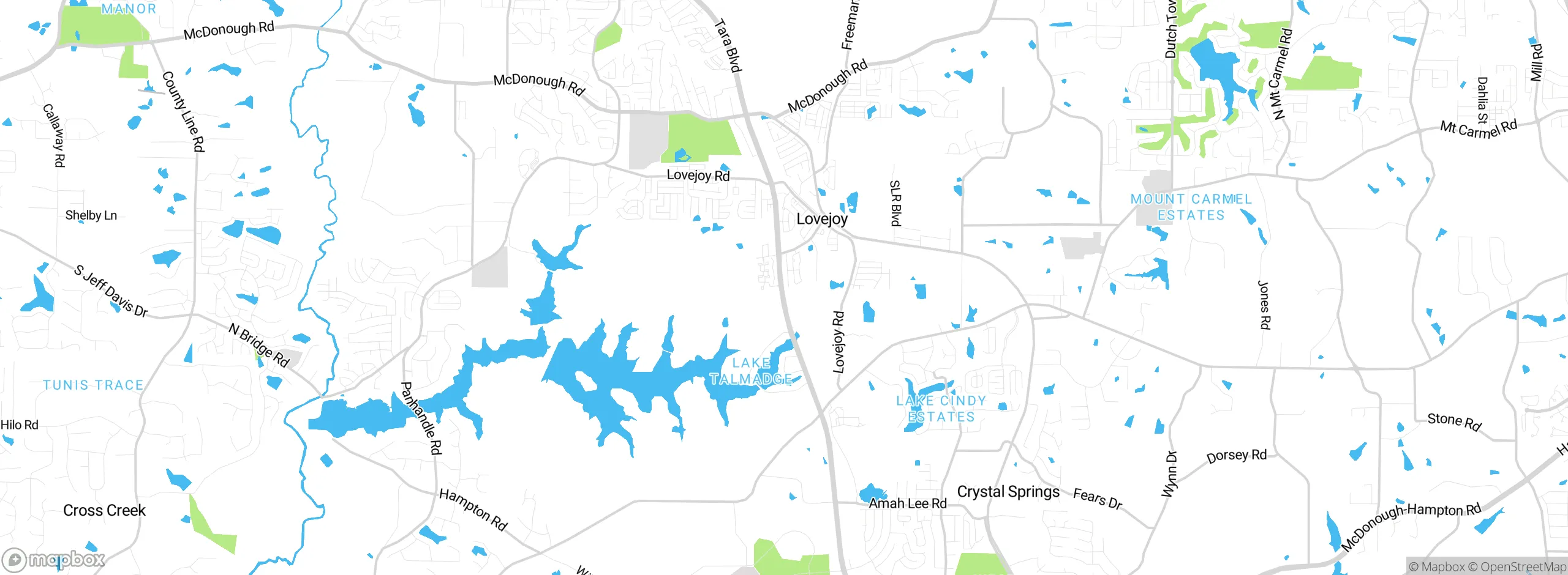 Map showing approximate location