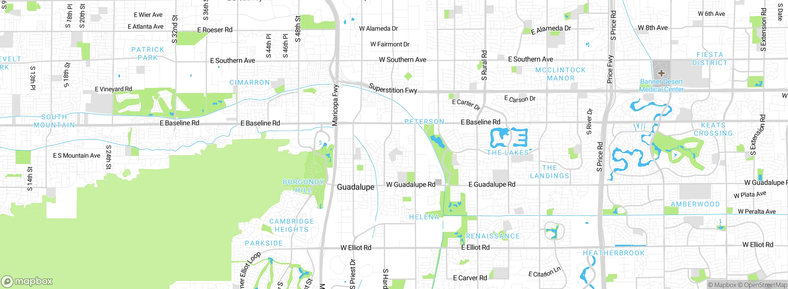 Map showing approximate location