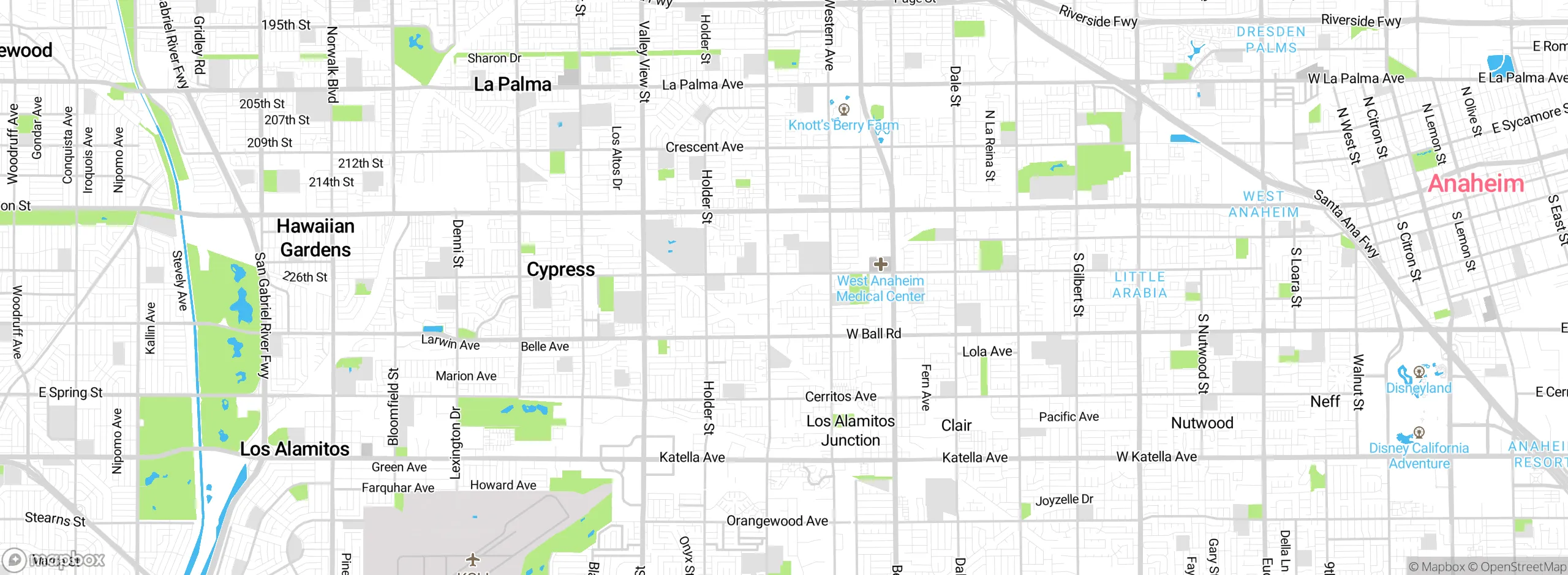 Map showing approximate location