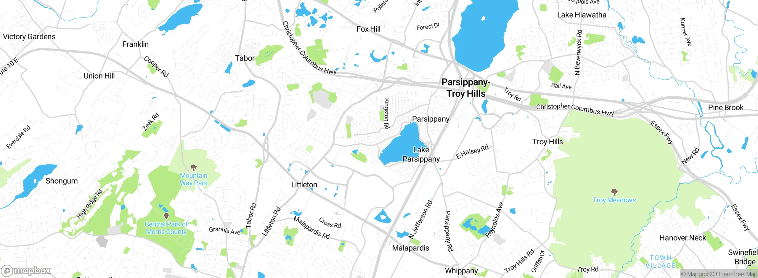 Map showing approximate location