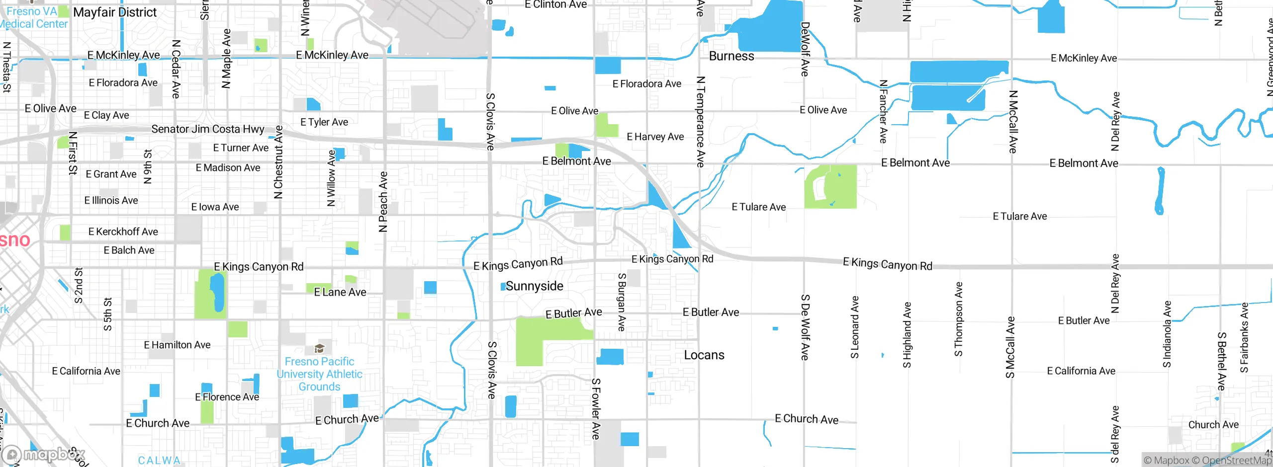 Map showing approximate location