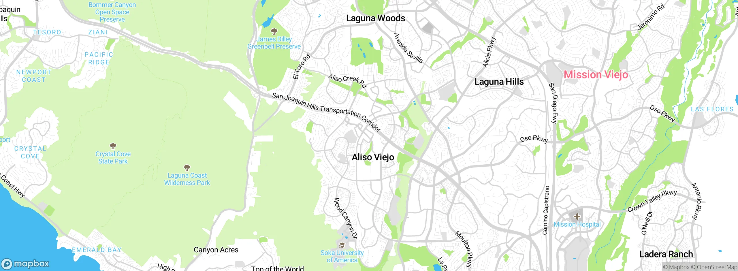Map showing approximate location