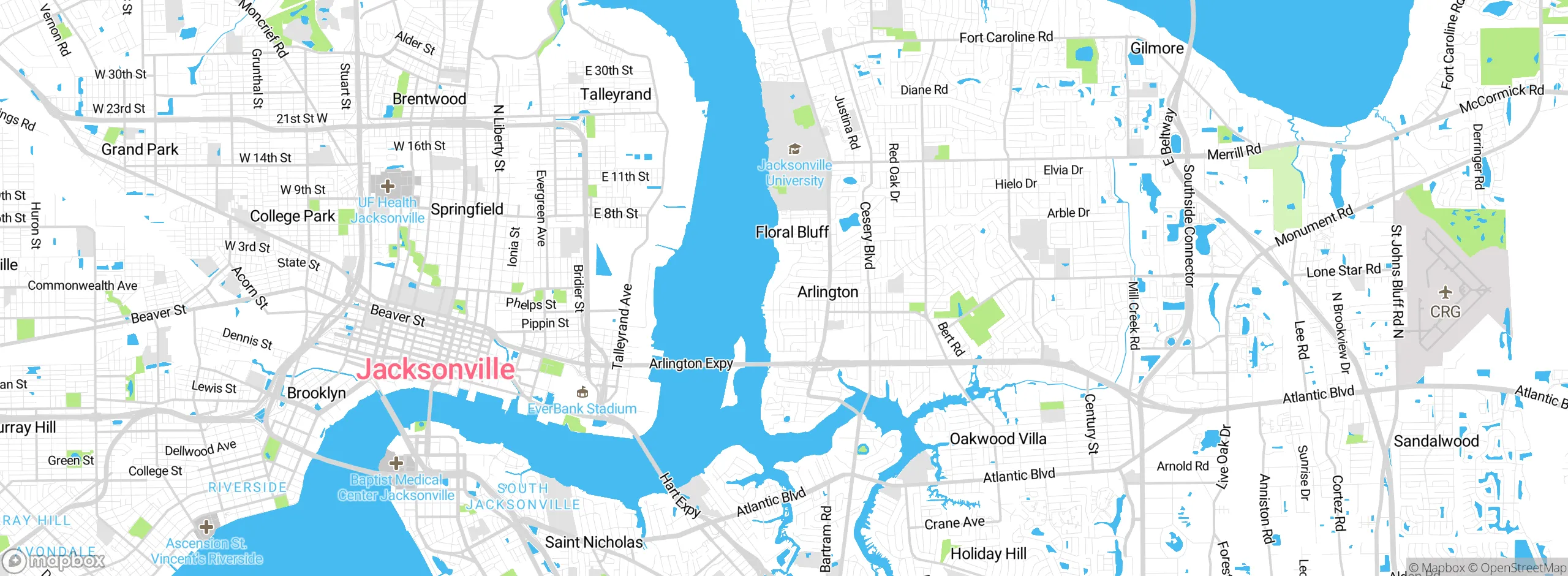 Map showing approximate location
