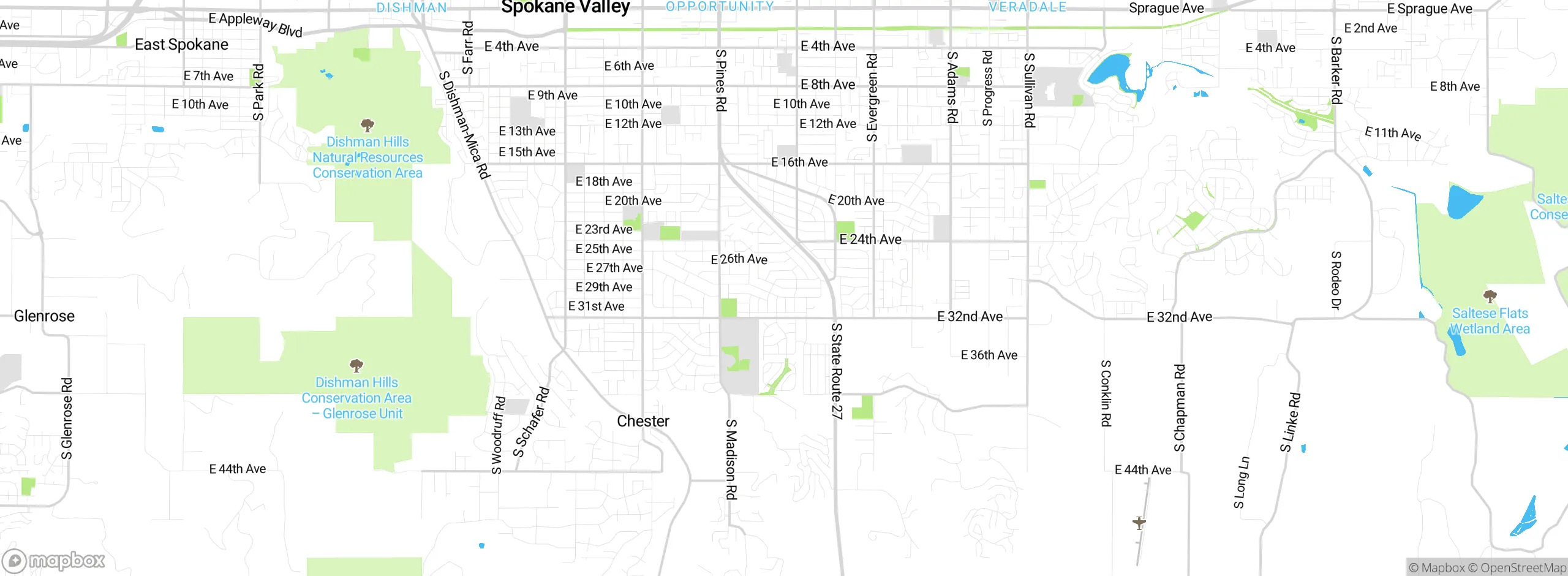Map showing approximate location