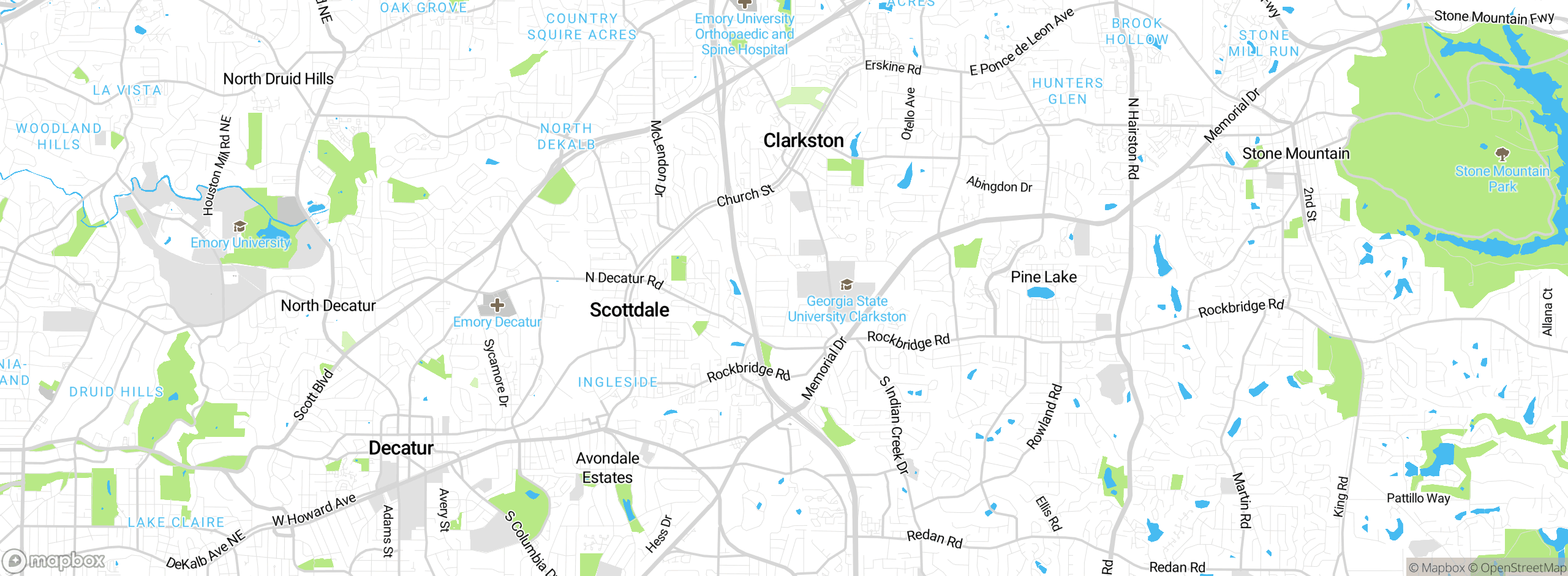 Map showing approximate location