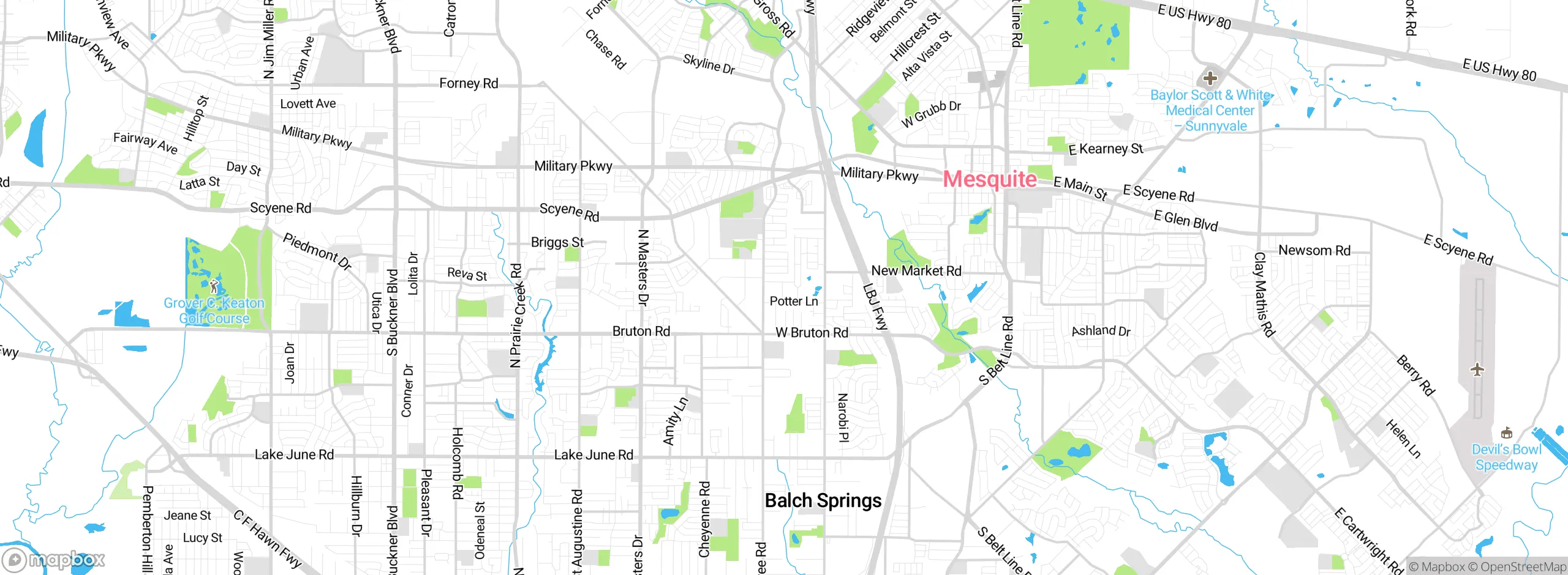 Map showing approximate location
