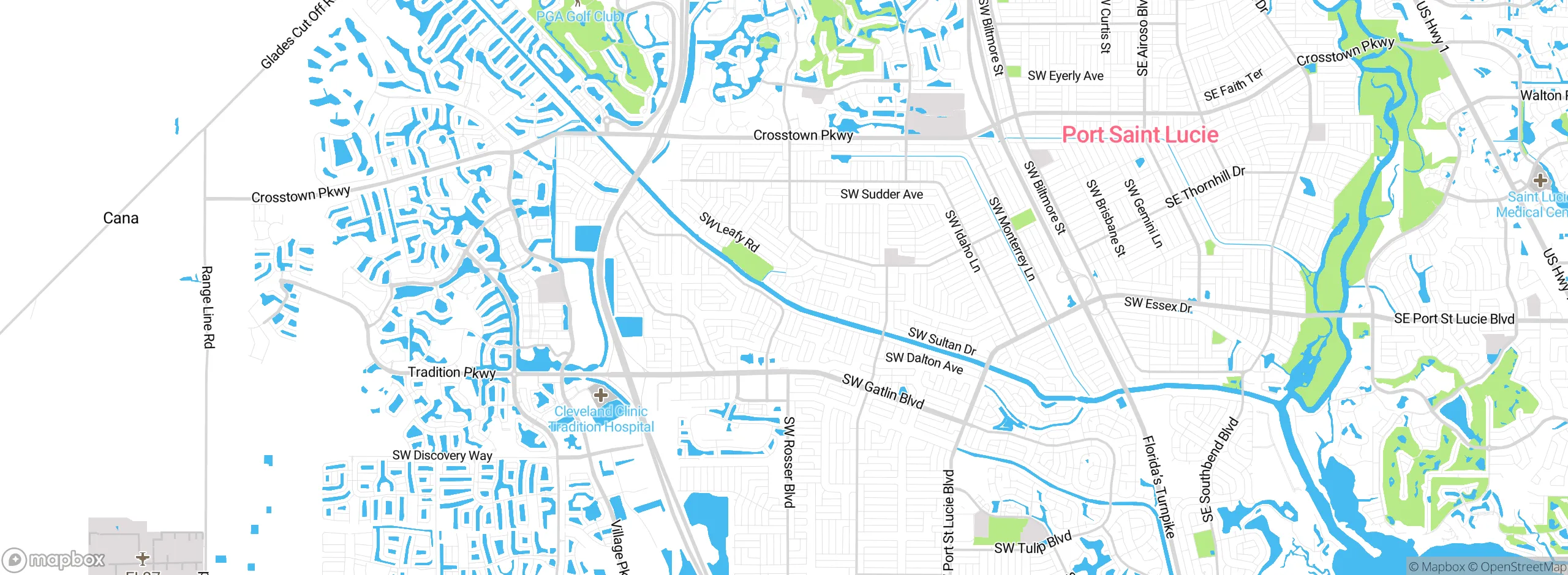 Map showing approximate location