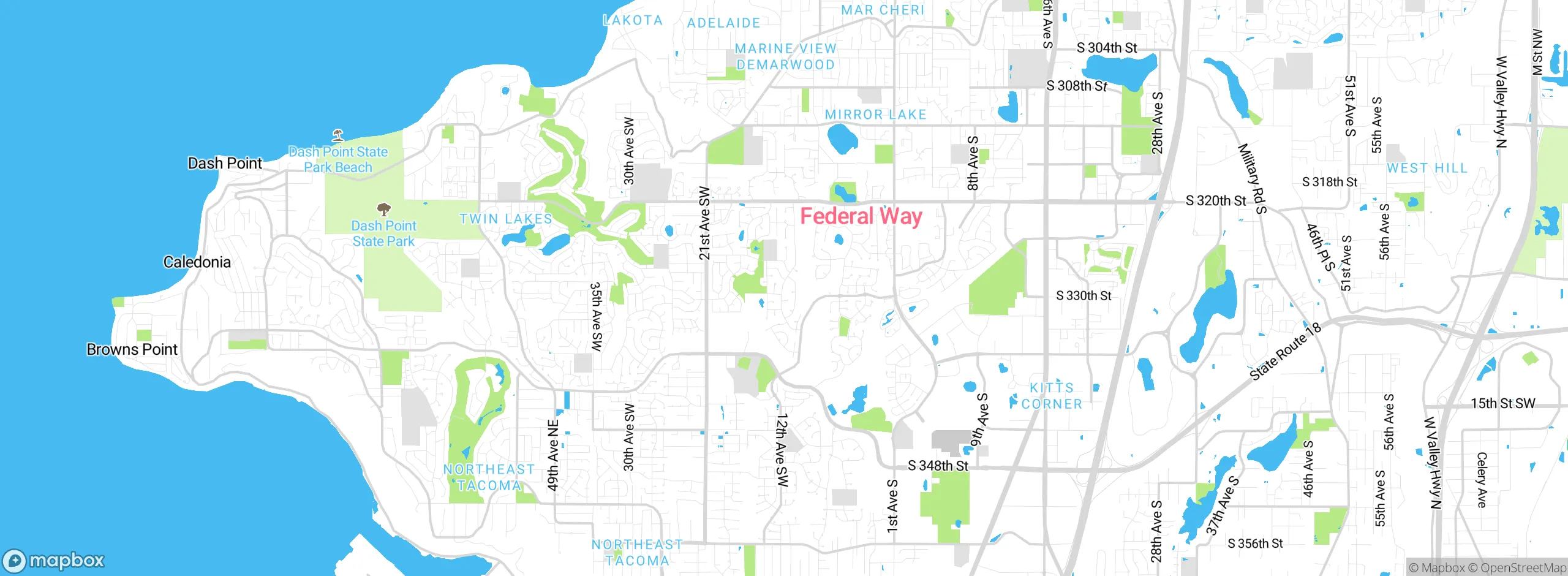 Map showing approximate location
