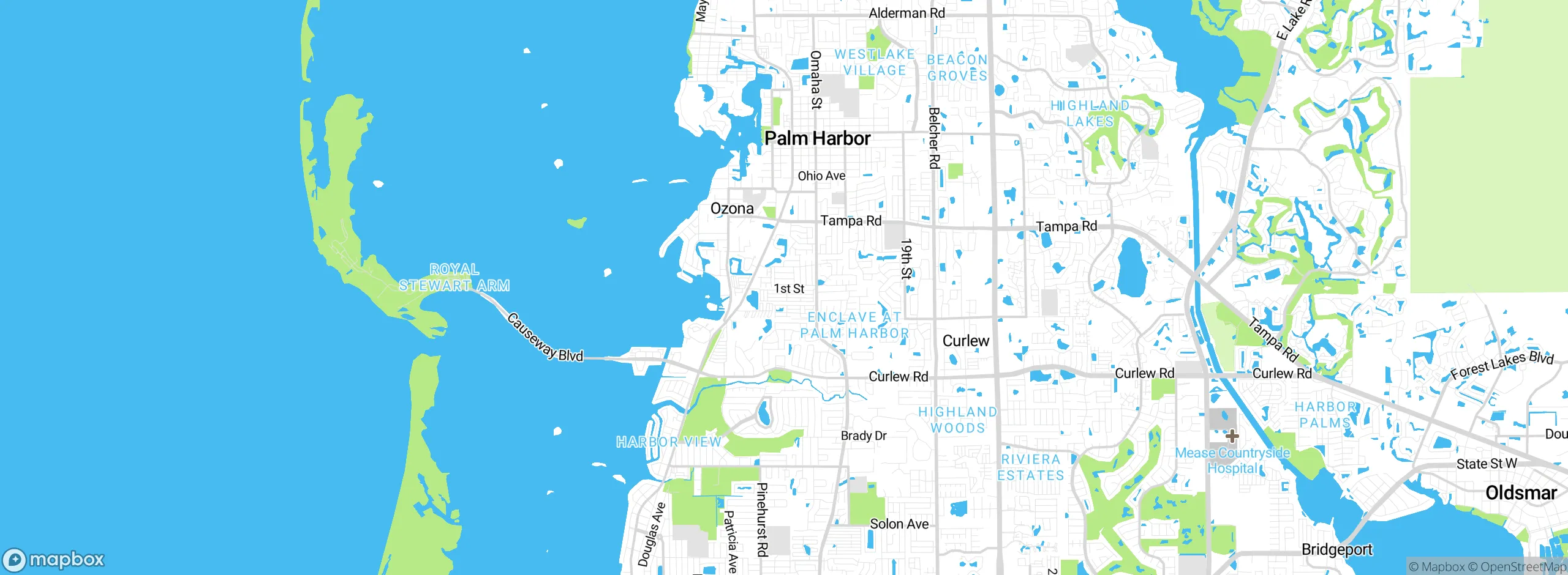 Map showing approximate location