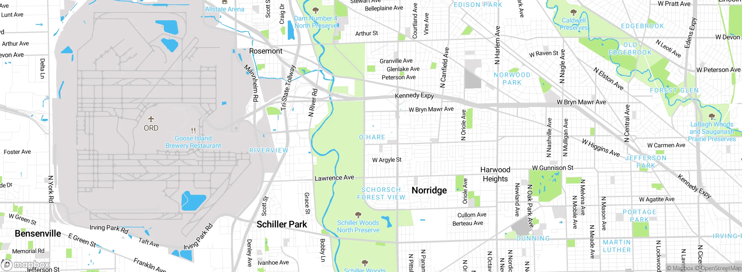 Map showing approximate location