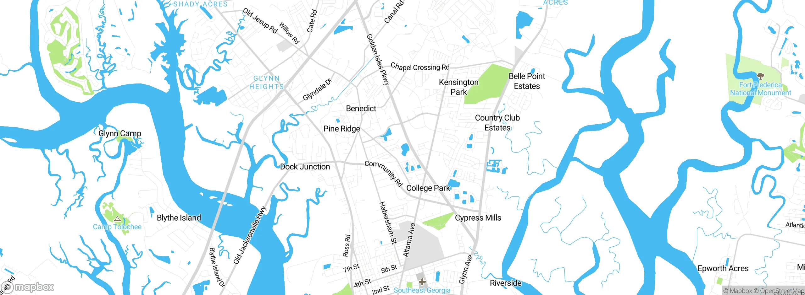 Map showing approximate location