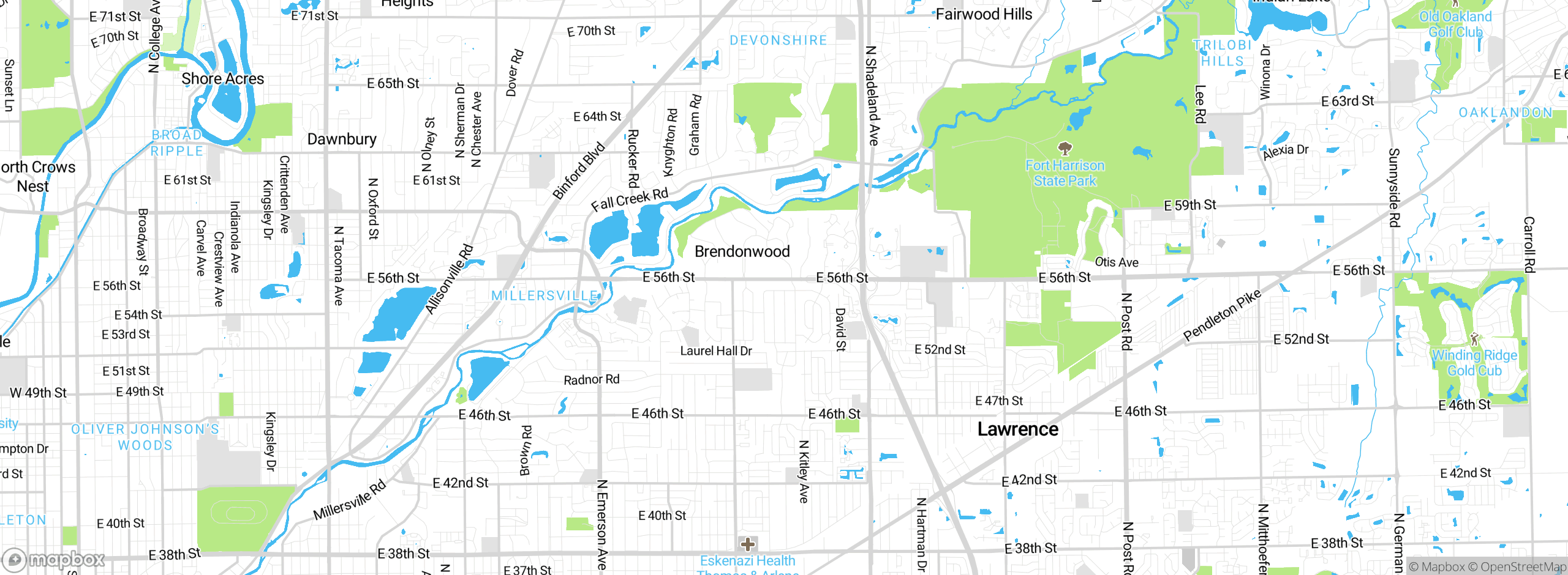 Map showing approximate location